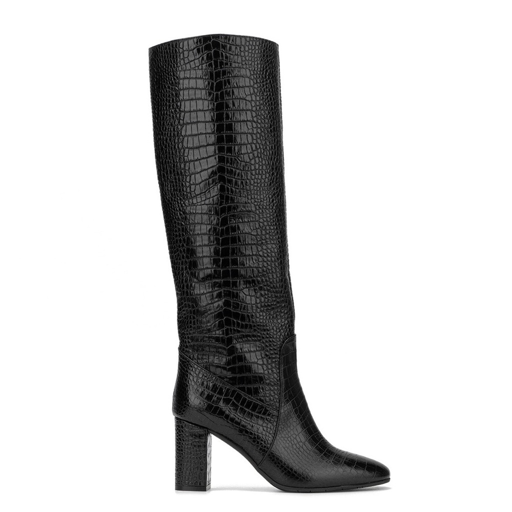 NWB Aquatalia Leora Embossed Croc Boot